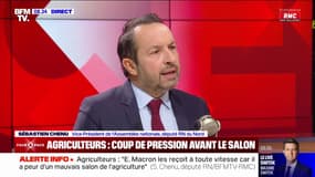 Sébastien Chenu (député RN du Nord) estime que le président de la République "a menti" pour "calmer les agriculteurs"