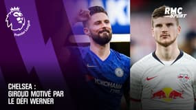 Chelsea : Giroud motivé par le défi Werner