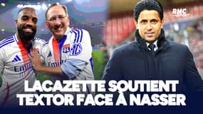 OL-PSG : "C'est bien qu'il soit fort dans ses convictions", Lacazette soutient Textor face à al-Khelaïfi