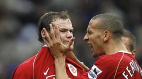 Wayne Rooney et Rio Ferdinand, coéquipiers et compagnons de soirée à Manchester United. 