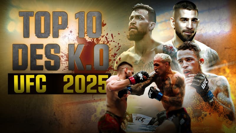 LES 10 PLUS GRANDS KO DE L'UFC en 2025 ! 