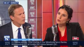 Nicolas Dupont-Aignan face à Apolline de Malherbe en direct