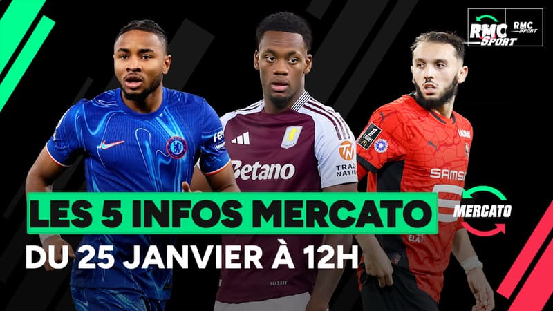 Nkunku, Gouiri, Duran ... Les 5 infos mercato du 25 janvier à 12h