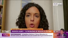 Manon Aubry : "le problème se trouve à l'Elysée" 