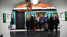 Une station métro de la RATP (image d'illustration).