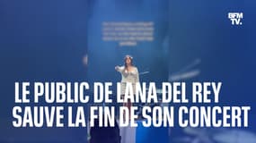 Le public de Lana Del Rey sauve la fin de son concert en chantant pour elle après la coupure de son micro 