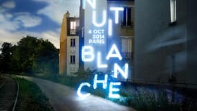 Affiche de la Nuit Blanche 2014.