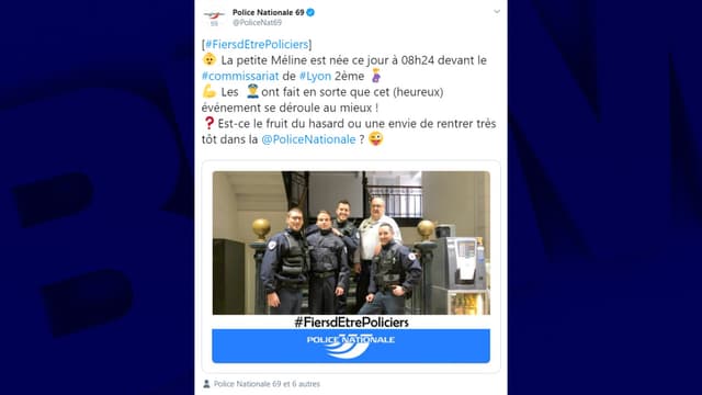 La femme a accouché ce vendredi matin devant le commissariat du 2e arrondissement.