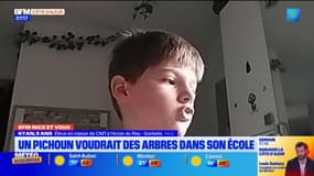 BFM Nice et vous : un pichoun niçois voudrait des arbres dans sa cour d'école