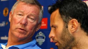 Sir Alex Ferguson et Ryan Giggs