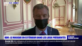 Bouches-du-Rhône: le masque en extérieur lié "à la très forte fréquentation" du département