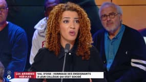 Fatima Aït-Bounoua émue aux larmes par le suicide d’un enseignant.
