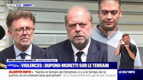 Éric Dupond-Moretti: "Ceux qui crachent sur la police et la justice sont aussi les complices moraux des exactions commises"