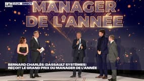 Bernard Charlès, DG de Dassault Systèmes reçoit le prix du manager de l'année