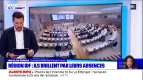 Île-de-France: ces élus brillent par leurs absences au conseil régional