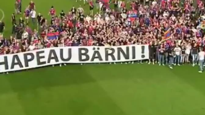 Les fans de Bâle sur la pelouse