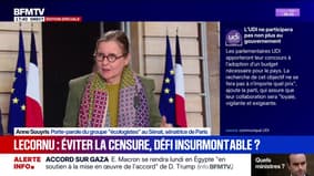 Reconduction de Sébastien Lecornu à Matignon: "J'attends la déclaration de politique générale, on peut avoir de bonnes surprises", explique Anne Souyris (Écologistes)