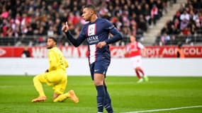 Kylian Mbappé lors de Reims-PSG