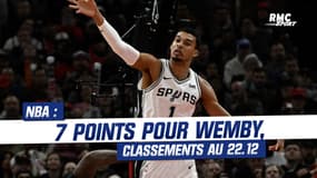 NBA : Les Spurs chutent contre les Bulls, 7 petits points pour Wembanyama