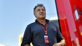 L'ex-pilote français Jean Alesi lors du Grand Prix de Belgique au circuit Spa-Francorchamps le 25 août 2016