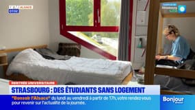 Rentrée universitaire: des étudiants sans logement à Strasbourg