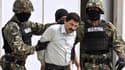 "El Chapo", lors de son arrestation en février 2014 au Mexique.