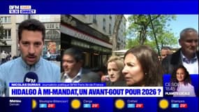 Paris: Anne Hidalgo dresse son bilan de mi-mandat à l'Atelier des Lumières