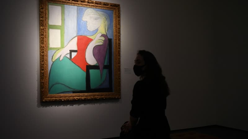 "Femme assise près d'une fenêtre (Marie-Thérèse)" de Pablo Picasso