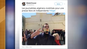 Une dizaines de journalistes algériens a été arrêtés lors d'un sit-in contre "la censure", ce 28 février