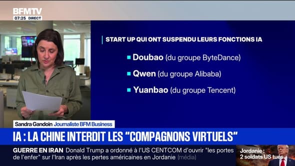 IA:  une nouvelle réglementation chinoise interdit les "compagnons virtuels"
