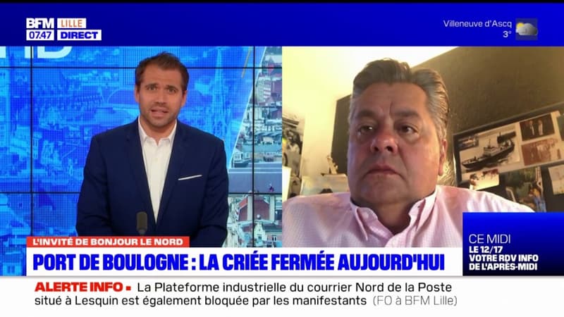 Port de Boulogne-sur-Mer: les pêcheurs face à l'interdiction du chalutage