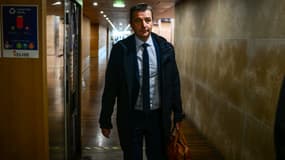 Le maire de Saint-Etienne, Gaël Perdriau, au palais de justice de Lyon le 29 septembre 2025