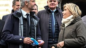 Valérie Pécresse et Laurent Wauquiez au Puy-en-Velay le 21 janvier 2022