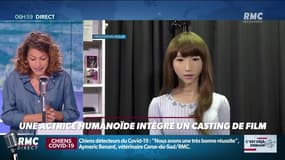 Erica, une actrice robot, intègre le casting d'un film, mais crée le malaise...