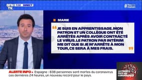 Étant en apprentissage, si je contracte le coronavirus, mon arrêt de de travail sera-t-il à mes frais ? BFMTV répond à vos questions