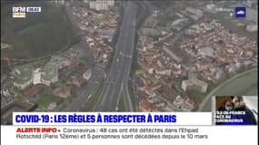 Coronavirus: rappel des règles de confinement à respecter à Paris