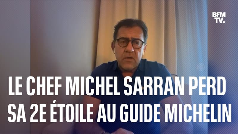 "J'avoue, j'ai eu quelques larmes...": le chef Michel Sarran évoque la perte de sa 2e étoile au guide Michelin