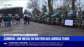 Cambrai: une messe célébrée par l'archevêque en soutien aux agriculteurs 