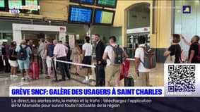 Grève SNCF: la galère des usagers à Saint-Charles