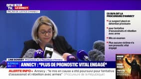 Attaque au couteau à Annecy: "Plus aucune [des victimes] n'a son pronostic vital engagé", affirme la procureure 