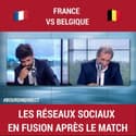 France-Belgique: les réseaux sociaux en fusion après le match
