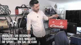 Insolite : Un designer transforme des maillots de sport… en sac de cuir