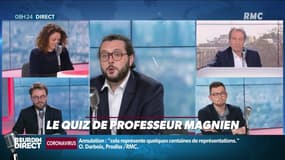 Quelle candidate à la mairie de Paris incite les Parisiens à se saluer en se tapant le coude et le pied ?... Relevez le quiz du Professeur Magnien ! - 02/03