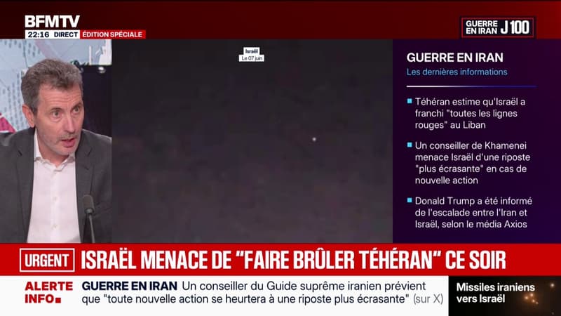 Reprise des frappes au Moyen-Orient: "Ce que je suggérerais à l'Iran: vous avez tiré vos missiles, ça suffit", déclare Donald Trump