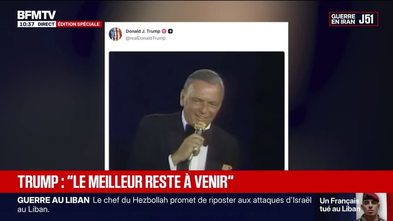 "Le meilleur reste à venir": la communication énigmatique de Donald Trump sur la guerre au Moyen-Orient