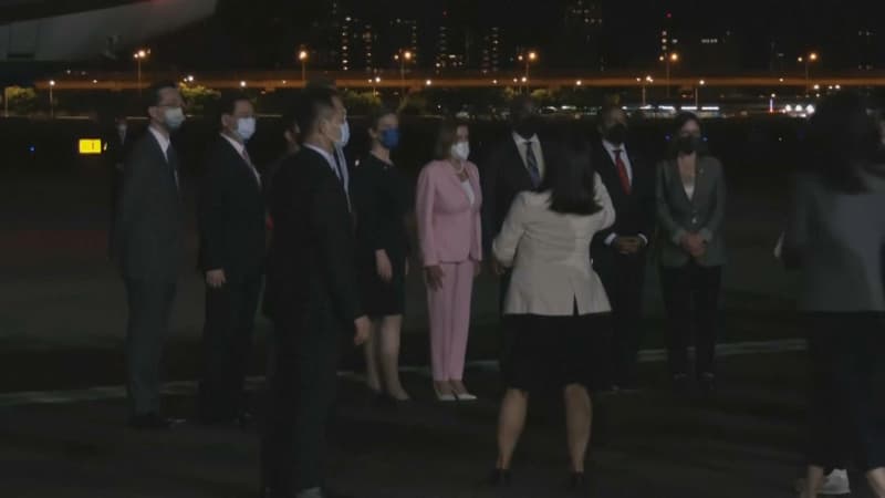 La cheffe des députés américains Nancy Pelosi est arrivée à Taïwan malgré les menaces chinoises