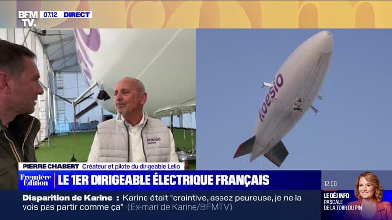 Le créateur de ce dirigeable électrique français veut révolutionner le secteur de l'aéronautique