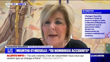Neige et verglas: la préfète de Meurthe-et-Moselle déplore "une cinquantaine d'accidents" et un "afflux aux urgences"