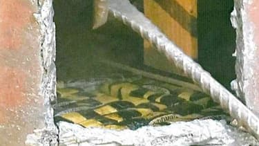 1195 kilogrammes de cocaïne ont été saisi au port de Santos au Brésil, le 17 septembre 2018.