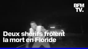 Floride: deux shérifs esquivent de peu une voiture folle sur l'autoroute 